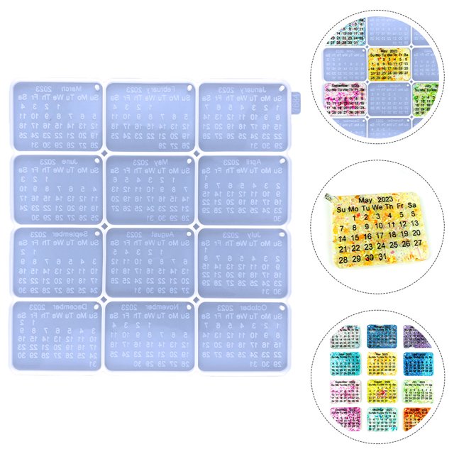 BRIGHTFUFU De Silicona Flexible Para Colgantes Para Llaveros Personalizados