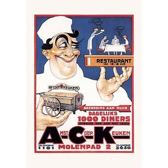 Amst Coop Keuken Fine art canvas print (20" x 30")
