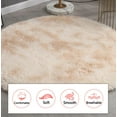 thumbnail image 4 of Nvzi Bathroom Rug Mat , Non-Slip Plush Shaggy Bath Carpet, Machine Wash Dry, Bath Mats for Bathroom Floor, Tub and Shower, Bathroom Runner Bathmat Accessories Decor 15*47inch (Light Brown), 4 of 4