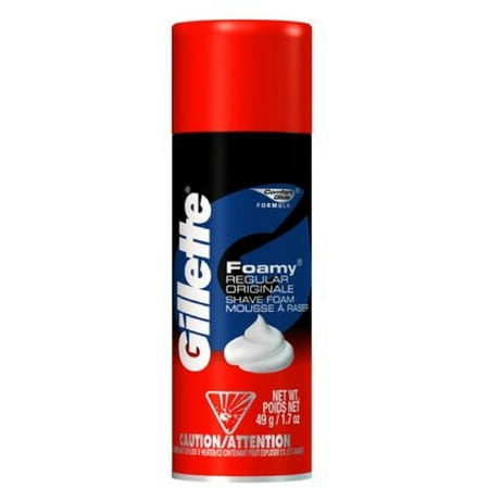 4 Pack - Gillette  Foamy Shave Cream Regular 1.7