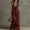 Red, variant on Morttic Women's V-Neck Ruffle Camisole Dress – Irregular Hem Bohemian Sleeveless Solid Color Vacation Maxi Dress Navy Blue,M