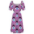 thumbnail image 4 of Robe Eye See You Robes de Soirée Robes à Manches Longues, 4 of 4