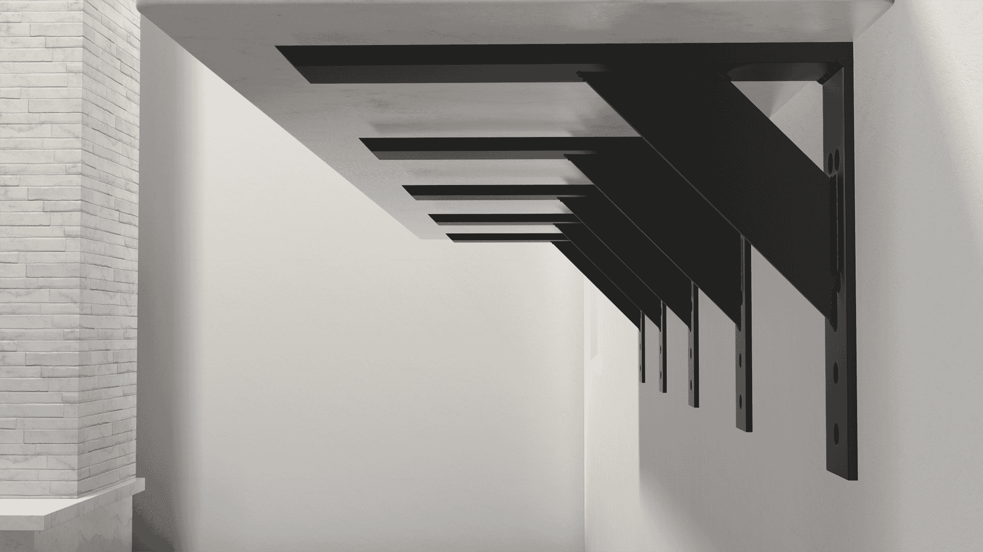 The Original™ Large Shelf Bracket (22 x 10 inch, Steel)