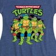 thumbnail image 3 of Teenage Mutant Ninja Turtles  - Group Logo Brick Wall  - Toddler & Youth Girls Fit & Flare Dress, 3 of 4