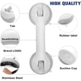 thumbnail image 2 of Suction Bathroom Grab Rails, Hand Rail For Disabled, Portable Mobility Aids Safety Handle With Suction Cup Fitting, No Fixings Needed For Bathroom, 2 of 4