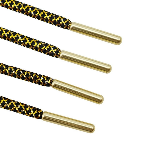 2 Pairs Round Twill Shoe Laces for Sneakers, Wire Purl Boots Shoelaces for Sneakers, Athletic Shoelaces  - 47 inch / 120CM