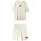 thumbnail image 5 of Conjunto de ropa de maternidad, pantalones cortos de manga corta, finos, sueltos, a la moda, para verano, conjunto de dos piezas, ropa de maternidad cómoda, 5 of 5