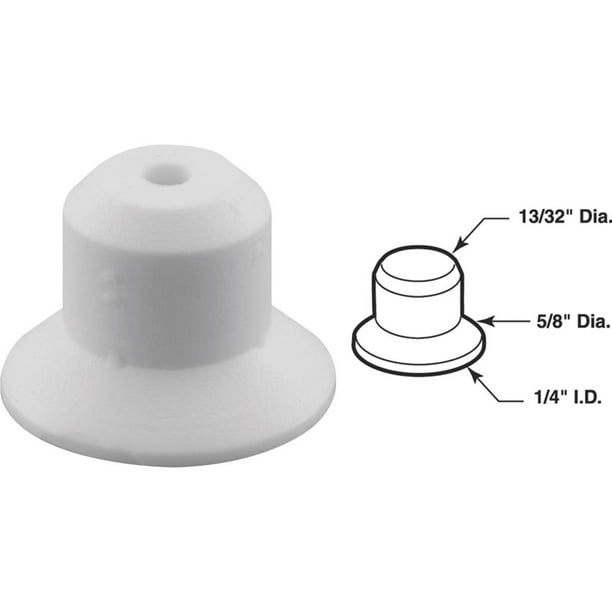 SlideCo 16890 BiFold Closet Door Guide Cap, 4Pack