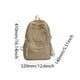 thumbnail image 2 of Mochila escolar informal multifunción para estudiantes gran capacidad con correa ajustable mezclilla color sólido, 2 of 9