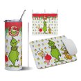 thumbnail image 1 of Termo Tumbler y Mouse Pad SVART 20 oz diseño El Grinch Feliz navidad MD9, 1 of 5