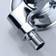 thumbnail image 4 of Mitigeur de Douche à Clapet, Remplacement Universel, 0,06-1,0 MPa, Accessoires de Bain, Chrome, Installation sur Rebord, Raccords, Neuf, 4 of 11