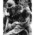 thumbnail image 2 of Two Soldiers Comfort Each Other Under The Strain Of Combat In Pleiku History (18 x 24), 2 of 2
