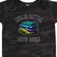 thumbnail image 4 of Inktastic Life's Better with Books Boys or Girls Baby Bodysuit, 4 of 5