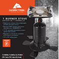 Ozark Trail Single Burner Backpacking Propane Stove Model 201900