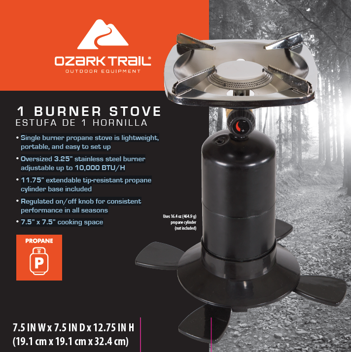 Texsport Burner Camp Stove Portable Stove Texsport Barren Single