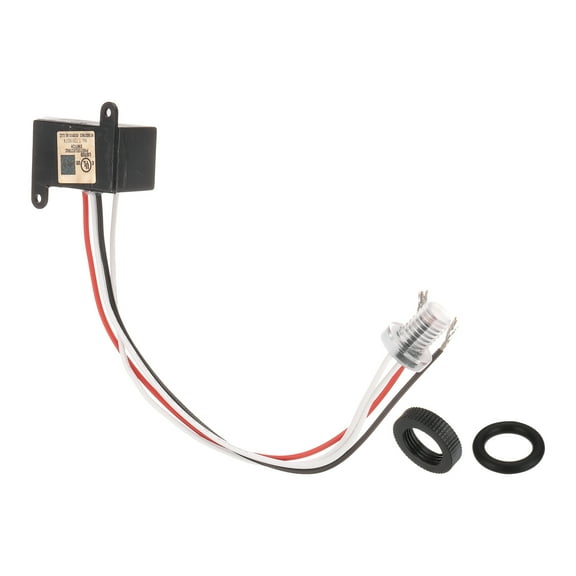 Uxcell JL-102AR 120-Volt Outdoor Hard-Wired Post Eye Light Control, Dawn to Dusk Photocell Sensor, Black