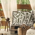 thumbnail image 4 of Olive Green Leaf Plant Pillow Covers 18X18 Inch Set of 2 Tropical Fern Herbs Botanical Leaves Floral Decorative Pillow Cases Vintage Cushion Case Farmhouse Home Decor for Couch Sofa Porch Outdoor, 4 of 6
