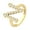 10K Yellow Gold, variant on FINE JEWELRY 10K White Gold Lab Grown Diamond Initial Ring (1/3 cttw, D-F Color, VS1 Clarity) Size 10