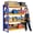 Blue&Orange, variant on Welfiya 5-Tier Garage Shelving,24"W Storage Shelves,2500LBS Heavy Duty Shelving, Adjustable Metal Shelving Units for Storage Rack for Shed Warehouse Basement, Black,24"W x 16"D x 63"H