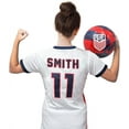 thumbnail image 4 of Icon Sports Official Licensed U.S. Soccer 4 Star USWNT Players Girl's Game Day Shirts Football Tee Top - WSmi1, 4 of 5