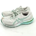 thumbnail image 2 of Asics Womens Gel Kayano 28 Sneakers 8 Running Shoes White Green Comfort, 2 of 6