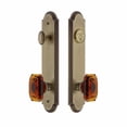 thumbnail image 6 of Grandeur Arc Tall Plate Single Cylinder One Piece Knobset with Baguette Knob, 6 of 6