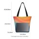 thumbnail image 3 of Balery yellow orange and teal Bolsa de Hombro con Diseño, Bolsa Grande y Duradera, Bolsa Versátil para Compras, 3 of 6