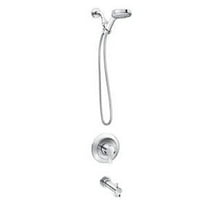 MOEN 82618 Meena Single Handle 4-Spray 4 in. Tub and Shower Faucet 1.75 GPM in. Chrome (Valve Included)