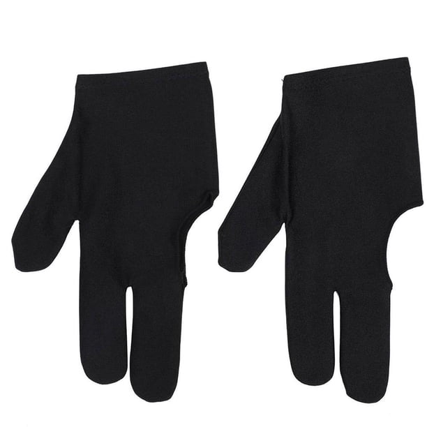 De Guante De Taco De Billar Unisex Para Mano Izquierda, Protector De Mano Con Tres Dedos 2 Uds. Sweethay OD003784-00