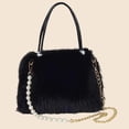 thumbnail image 3 of Ozmmyan Womens Fall Bags Fuzzy Plush Crossbody Handbag Warm Fluffy Shoulder Purse Winter, 3 of 4