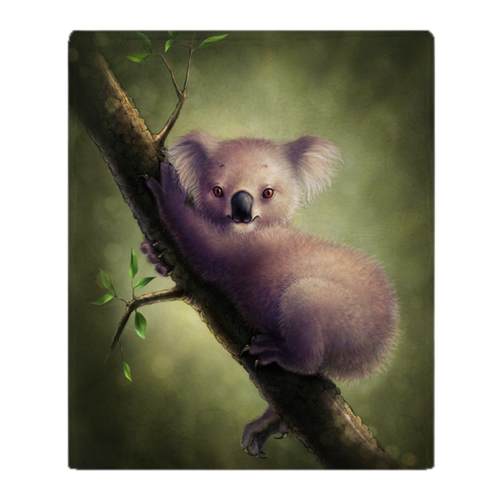 CafePress Cute Koala Bear Blanket Soft Fleece Throw Blanket, 50"x60