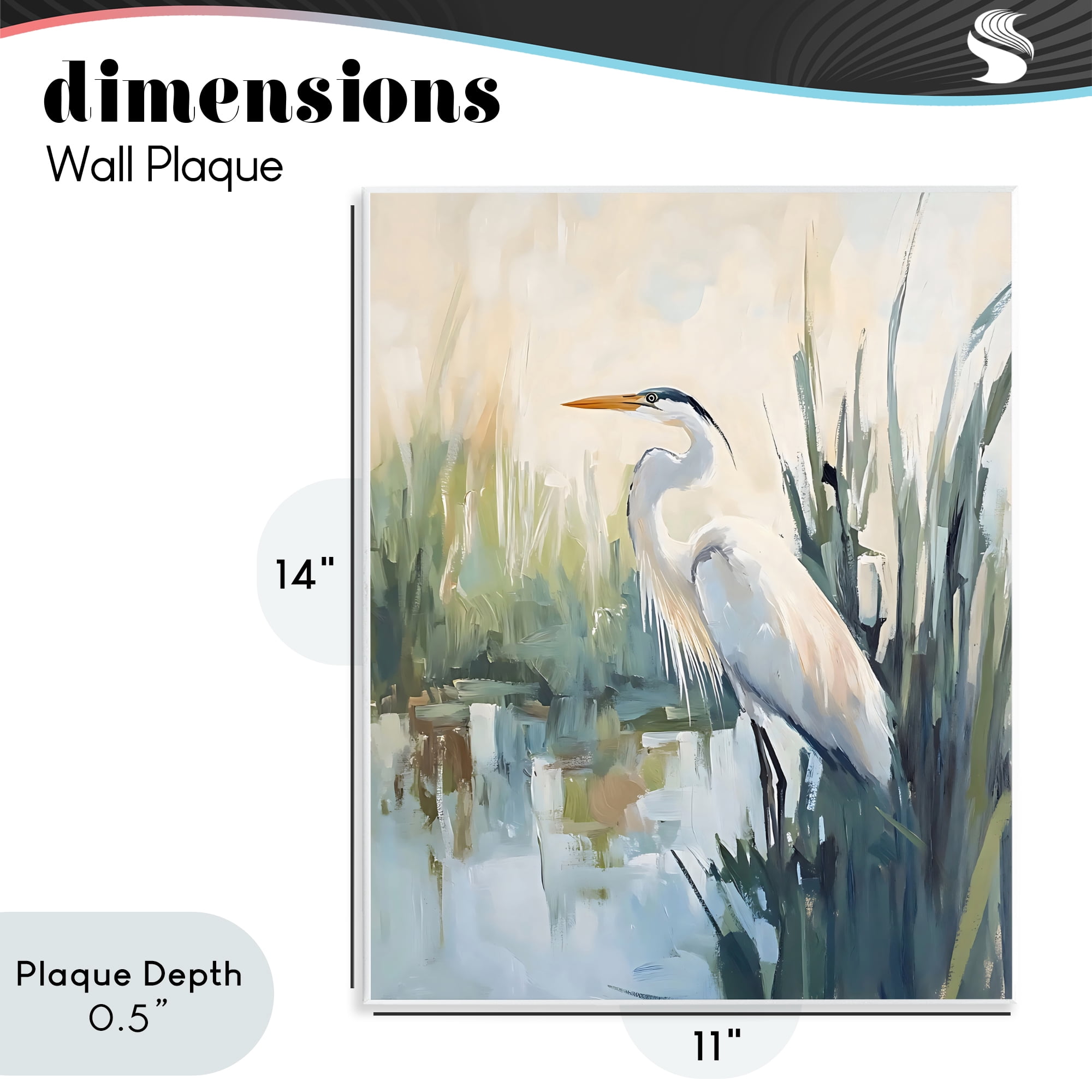 Stupell Industries King Of The Marsh Wall Plaque Art, design by Creative Studio