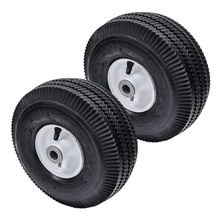 2PK Genuine 105-3471 TimeCutter Front Wheel Tire Assembly 4.10x3.50x4 4.10/3.50-4