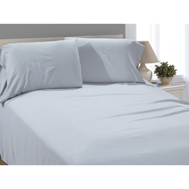 Better Homes and Gardens Vintage Microfiber Sheet Set , Queen Grey