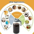 thumbnail image 3 of 32oz Cold Brew Coffee Maker with Filter, Iced Coffee Pitcher with Lid and Handle for Iced Brew, Grey, 3 of 6