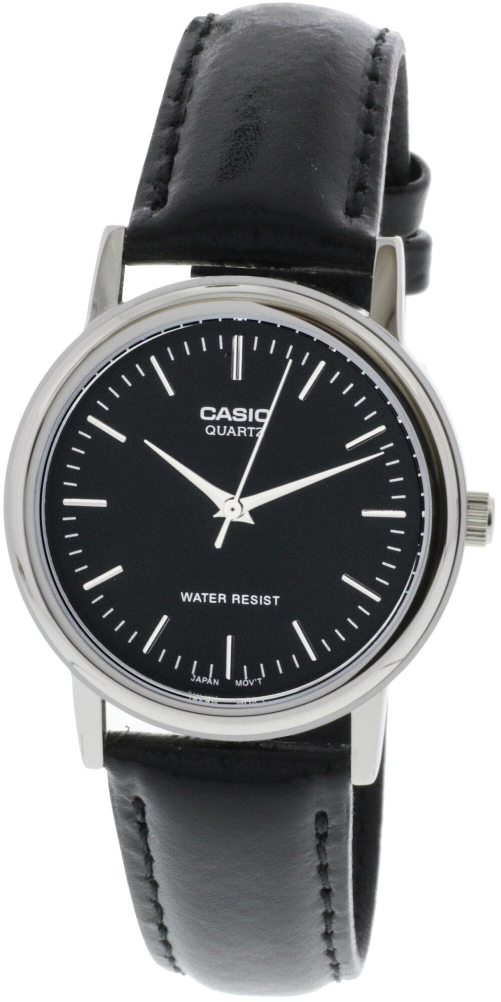 Casio Men's MTP1095E-1A Silver Leather Japanese Quartz Dress Watch |  Walmart Canada