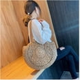 thumbnail image 3 of Beach Bags for Women Straw Bag Vacation Summer Large Foldable Straw Beach Bag Tote Woven Shoulder Purse Handbag Beach Gifts, 3 of 7
