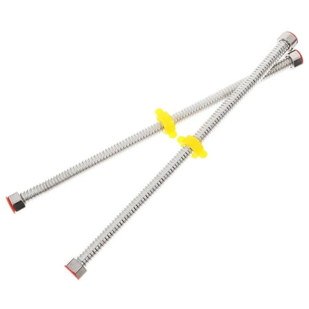 SEWOART Stainless Water Heater Hose High Temperature Resistant 2Pcs