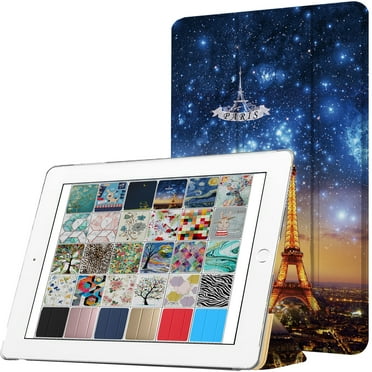 DuraSafe Cases For iPad Mini 1st Gen / Mini 2nd Gen / Mini 3rd Gen - 7.9 Slimline Series Lightweight Protective Cover with Dual Angle Stand & Clear PC Back Shell - Paris Night