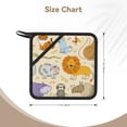 thumbnail image 3 of Sikiie Animals Pot Holders Kitchen Insulation Mats Heat Resistant Pot-Holder Oven Anti-Scald Pads for Cooking Baking, 7.1*7.1inch, 3 of 8