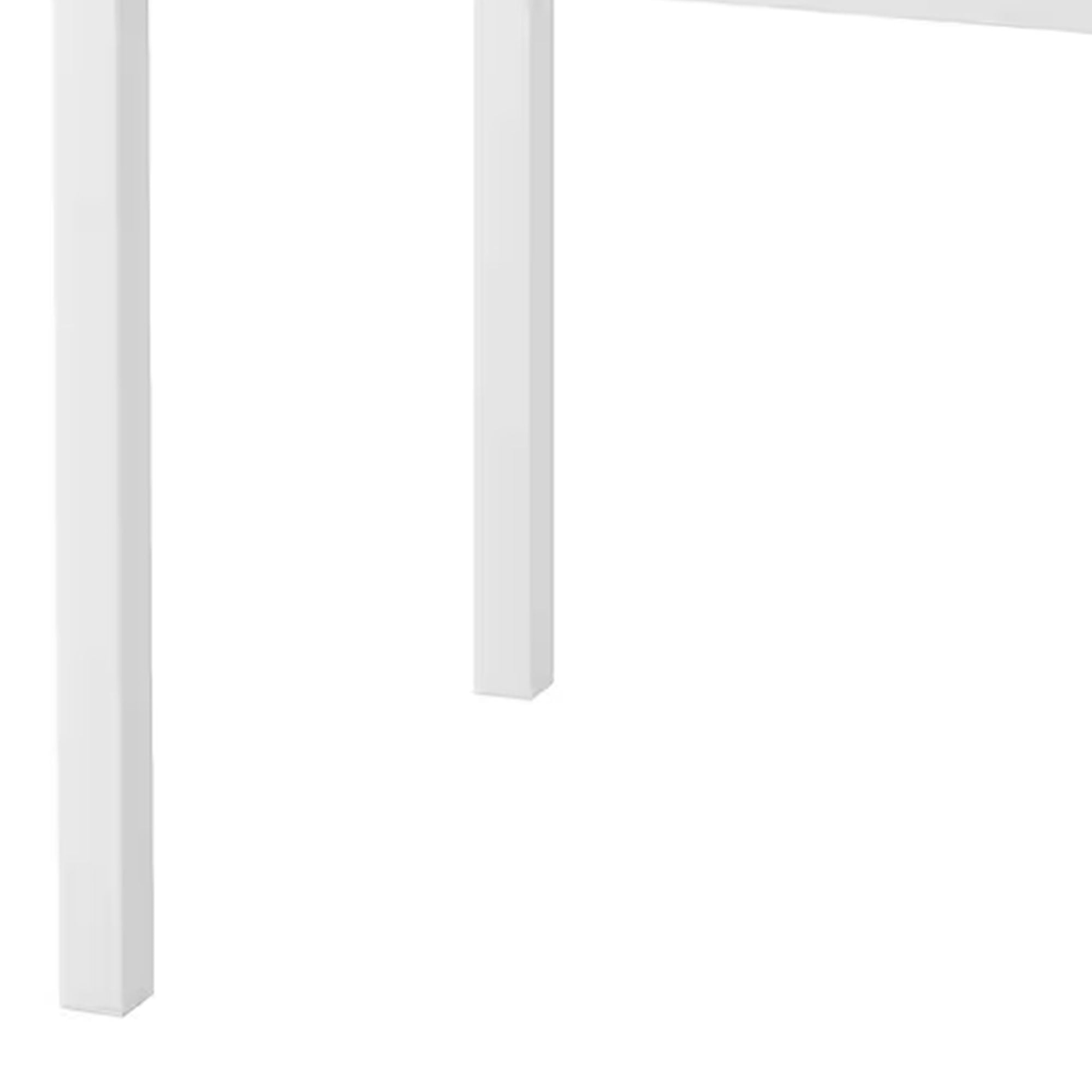 PJ Wood Kids Play Table - Durable Wood Construction - White