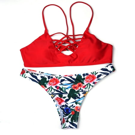 Printing Bikini for Sexy Women Stylish Bikini Set Swimwear Swimsuit ...