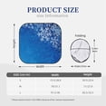thumbnail image 3 of Saiise Blue Christmas With Snowflakes for Foldable Car Sun Shades (2-Pack) Offer Sun Protection with an Easy-fold Design for Convenient Windshield Shading-Small, 3 of 6