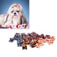 thumbnail image 4 of Adorables y duraderos lazos para el pelo de mascotas para perros con estilo durante las vacaciones Bandas de goma con temática de Halloween, 4 of 8
