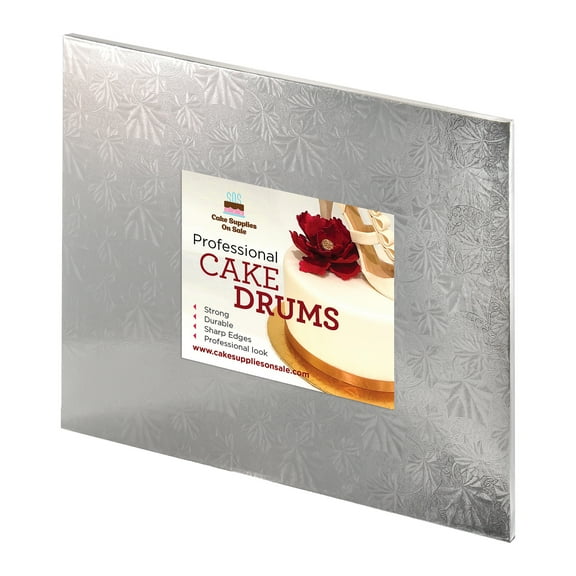 14x19 Silver Thin Drum 1/4" thick, single unit