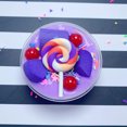 thumbnail image 3 of Manteca para piruletas Slime Toy HUOGUO, esponjosa y bonita, hecha a mano, 60 ml, color morado, 3 of 4