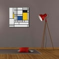 thumbnail image 6 of Epic Graffiti 'Mondrian NFT3' by Epic Portfolio, Giclee Canvas Wall Art, 26"x26", 6 of 8