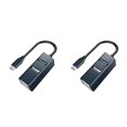thumbnail image 3 of HLONK 2 Pcs Hub de Données USB 4 Ports Support Hub Multi-Port Hub USB Portable, 3 of 8