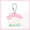 pink, variant on Cute House Shape Acrylic Photo Frame Keychain 1 Inch Mini Photo Holder Kpop Idol Photocard Pendant DIY Bag Charm Keyring