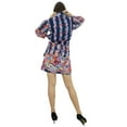 thumbnail image 7 of Bimba Women Short Cotton Robe Floral Printed Bridesmaid Getting Ready Robe, 7 of 7